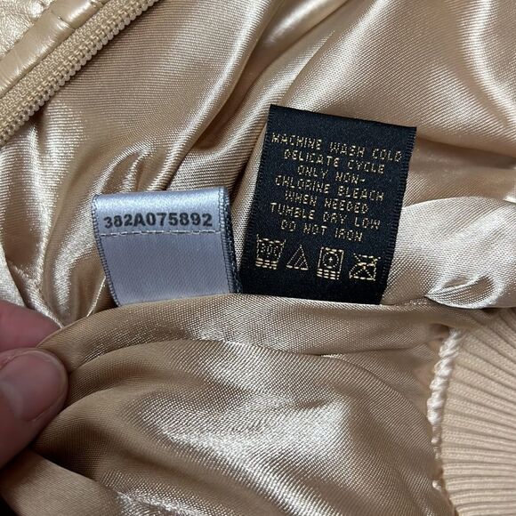 Rocawear Vintage metallic gold faux leather jacket - Picture 8 of 9